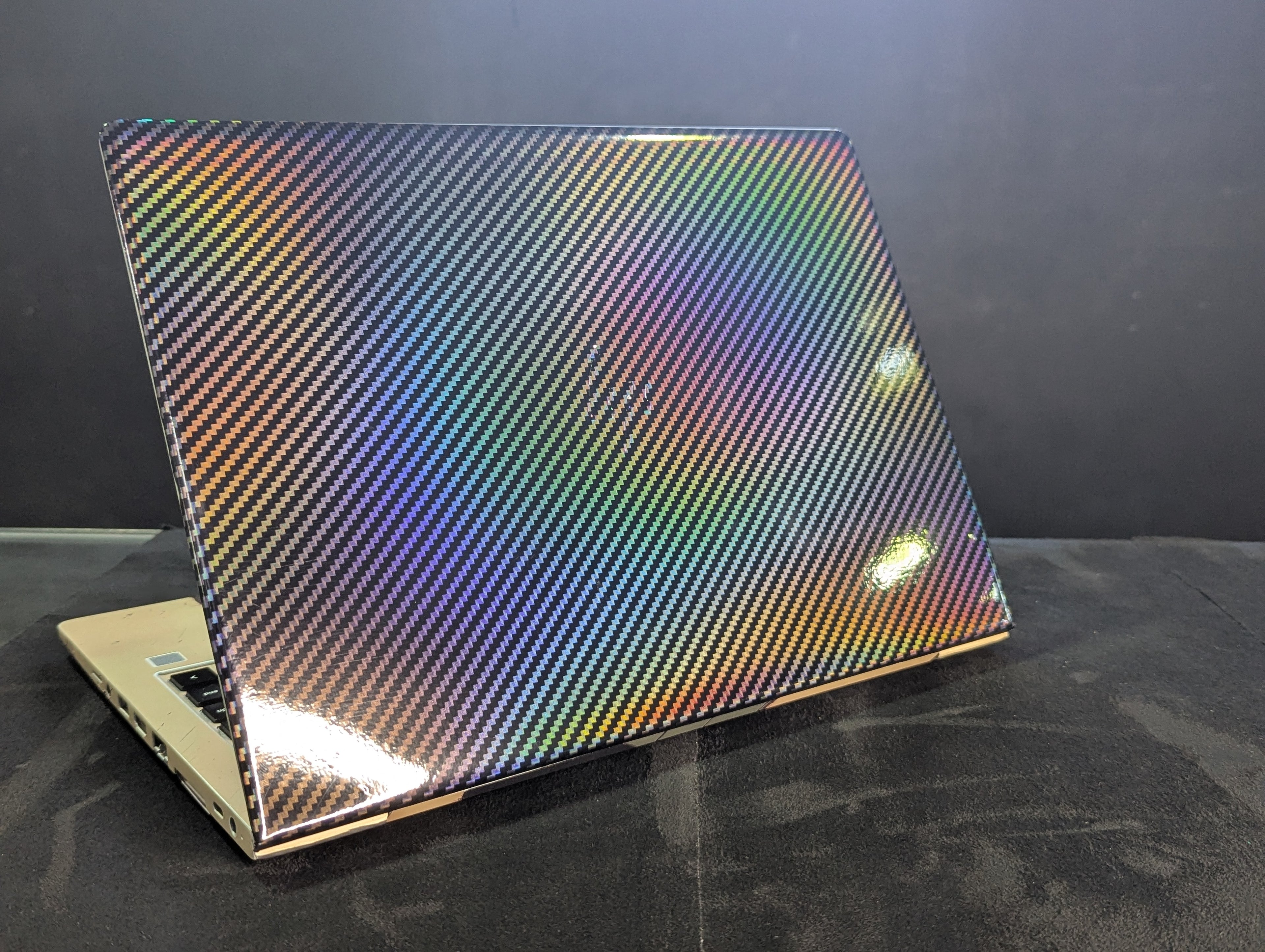 Multicolor Carbon Fiber- 360 Laptop Skin