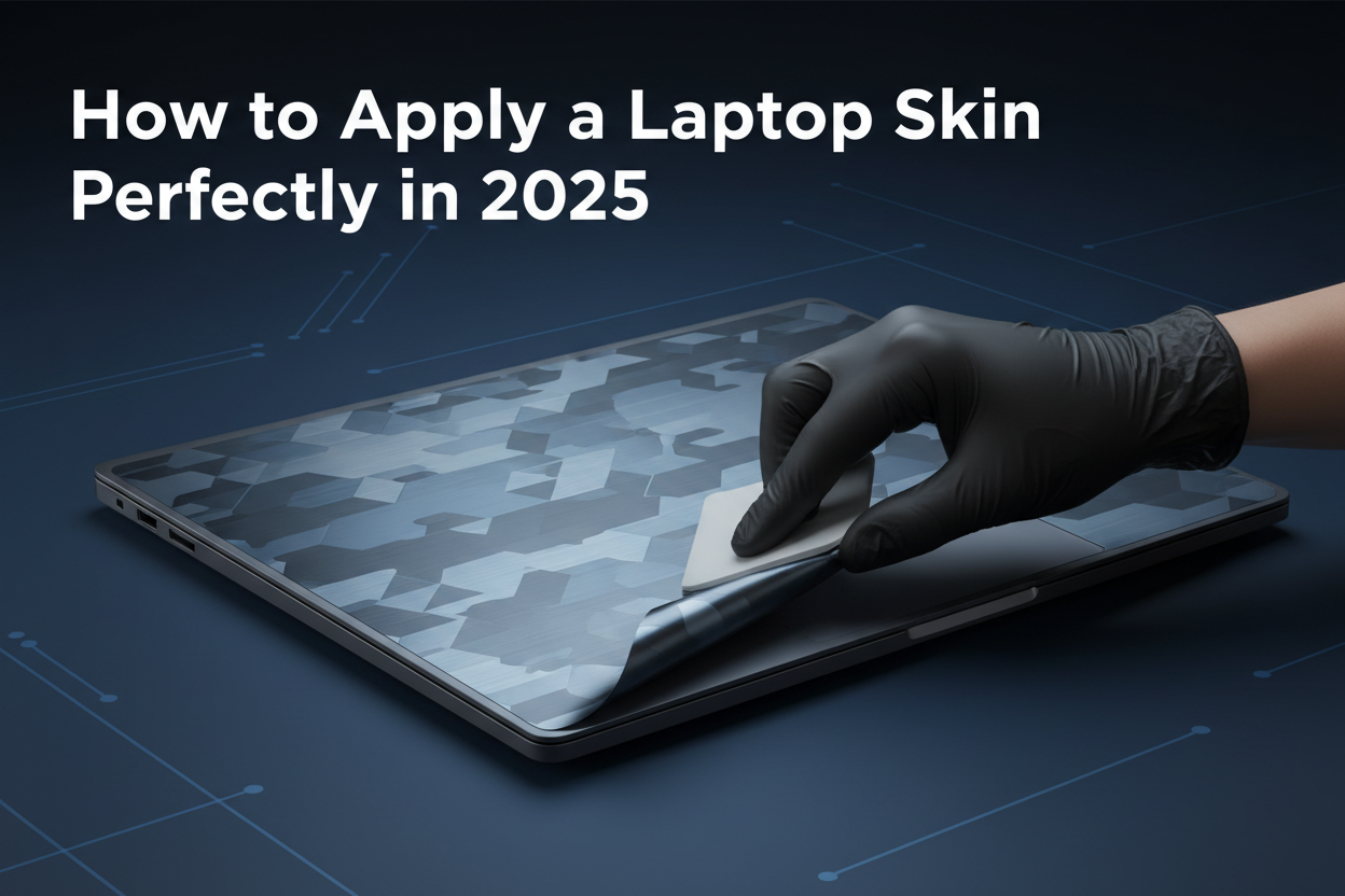 How to Apply a Laptop Skin Perfectly (Step-by-Step Guide for Beginners) - Azaan Gadget House
