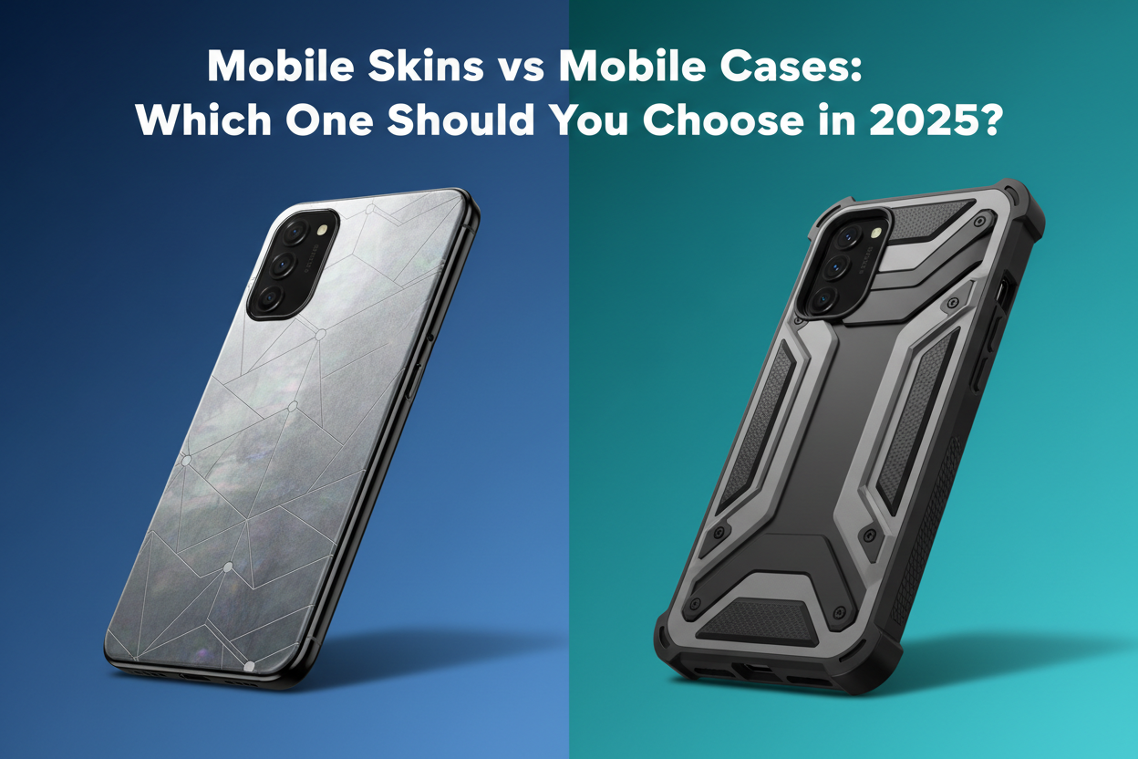 Mobile Skins vs. Mobile Cases: Which One Should You Choose in 2025? - Azaan Gadget House