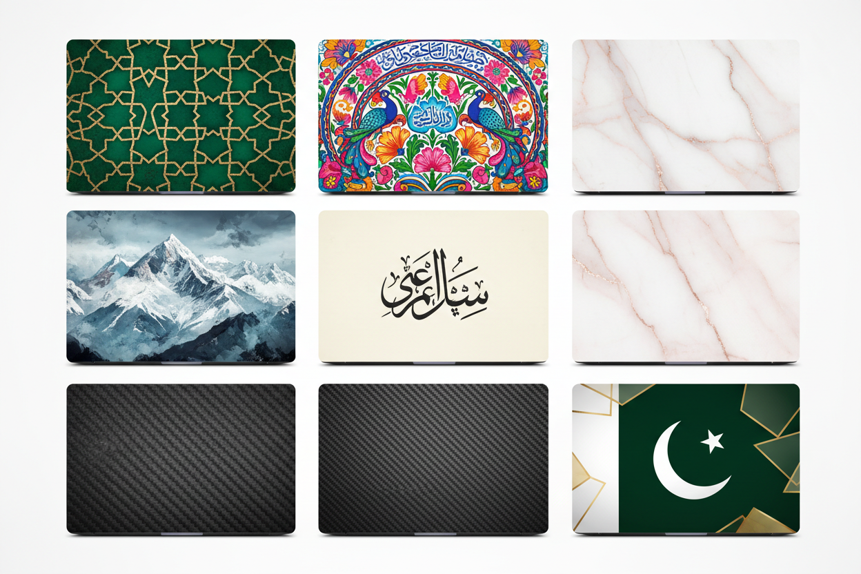 Top Laptop Skin Designs Trending in Pakistan Right Now