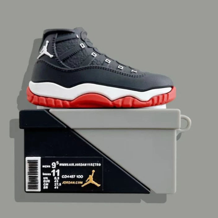 Jordan 11 Black Grey Airpods Case For Pro and Pro2