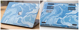Abstract Blue Fluid Art - Laptop Skin