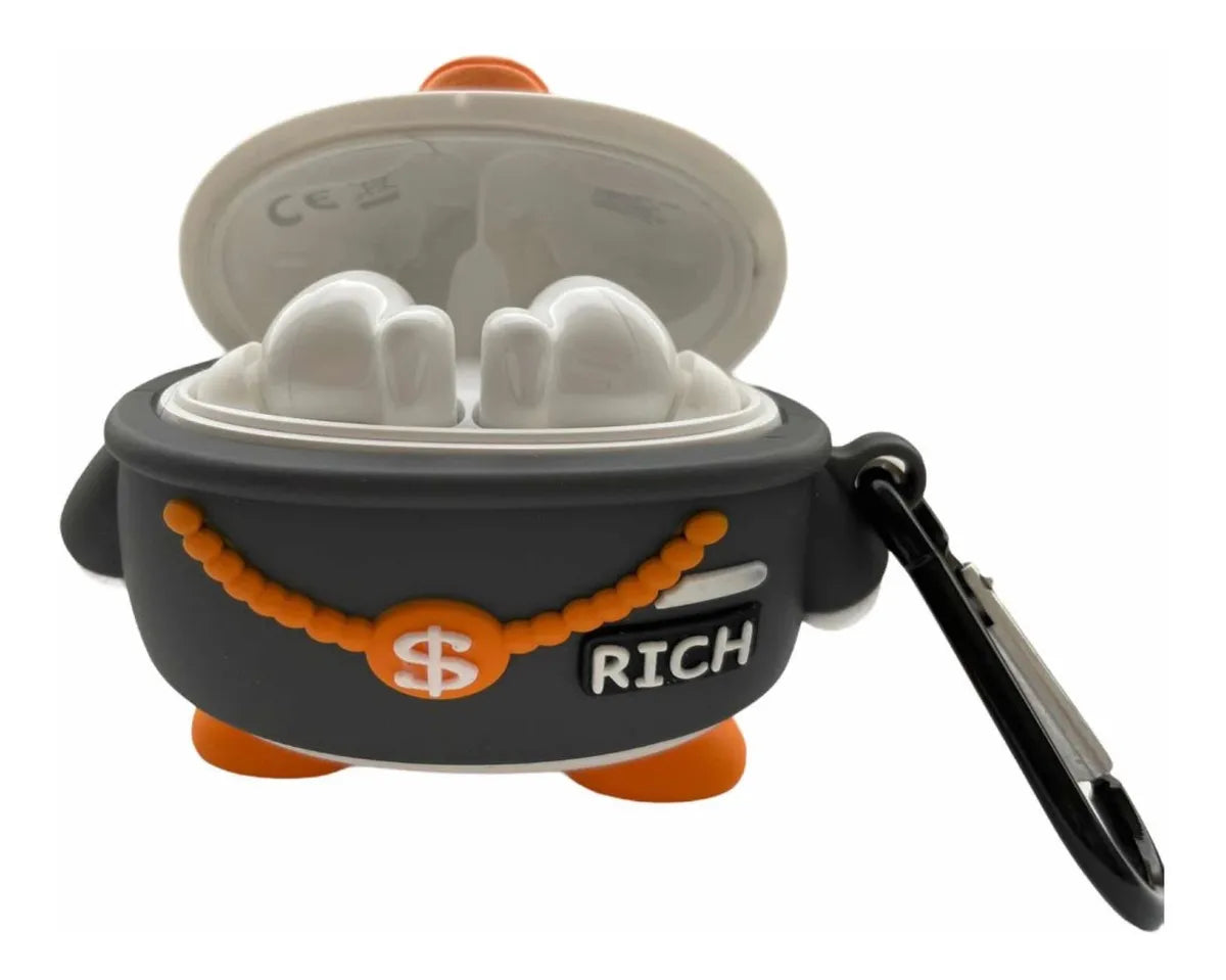 Rich Duck Cartoon Airpods Case Cover For Pro and Pro2