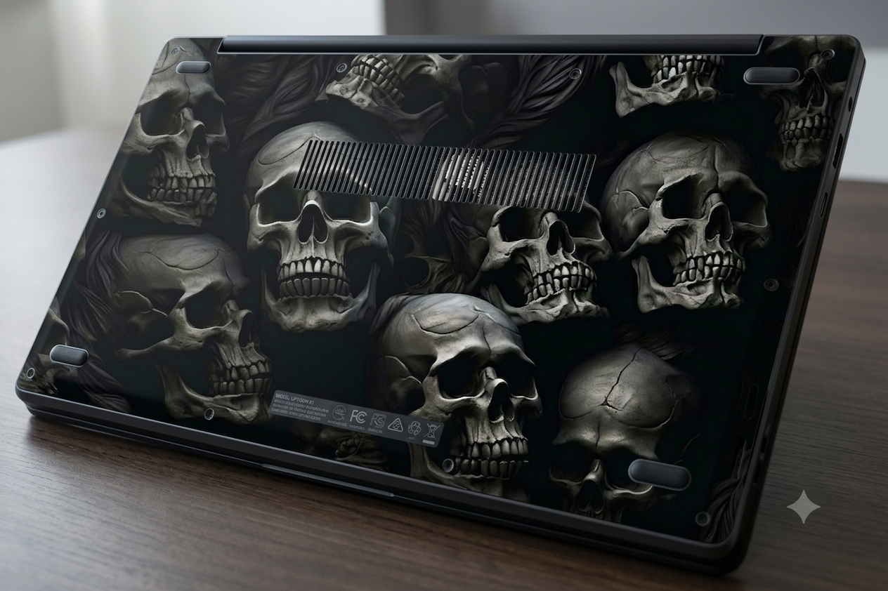 Pile of skulls - Laptop Skin