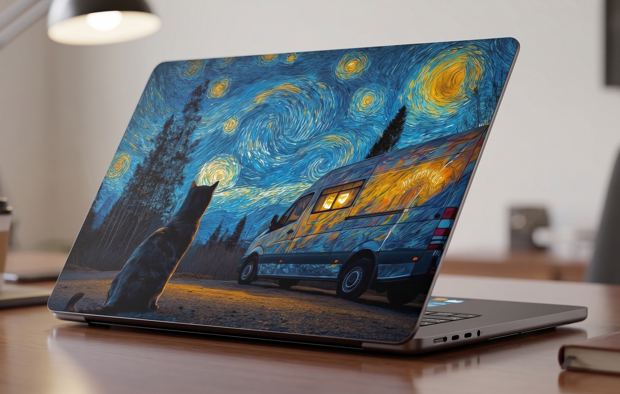 Van Gogh's Starry Night - Laptop Skin