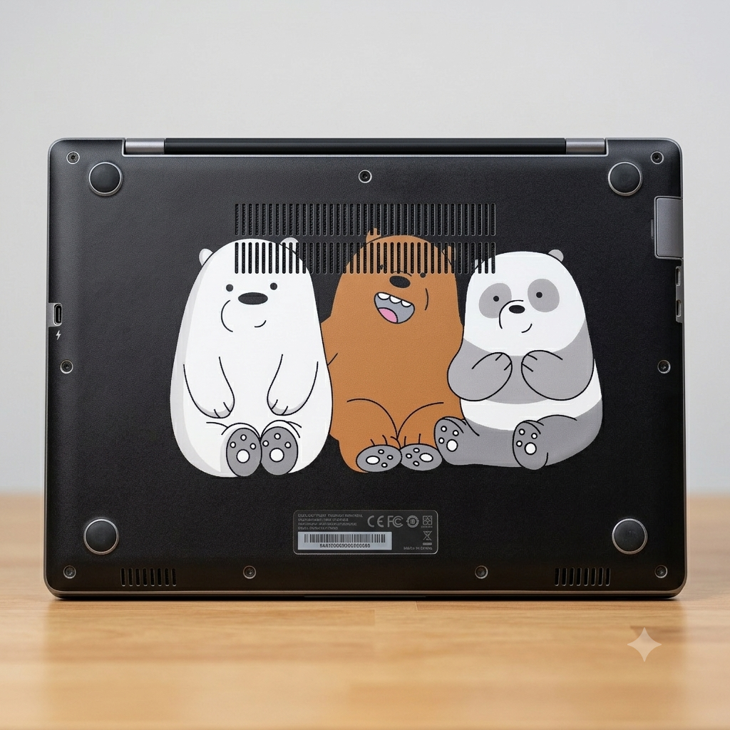 We Bare Bears - Laptop Skin