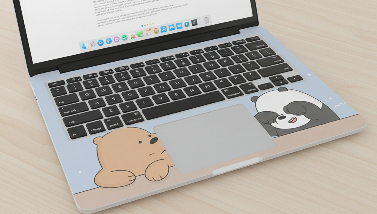 Grizzly and Panda - Laptop Skin