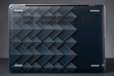 Dark Paper Layers with Gray Pattern- Laptop Skin