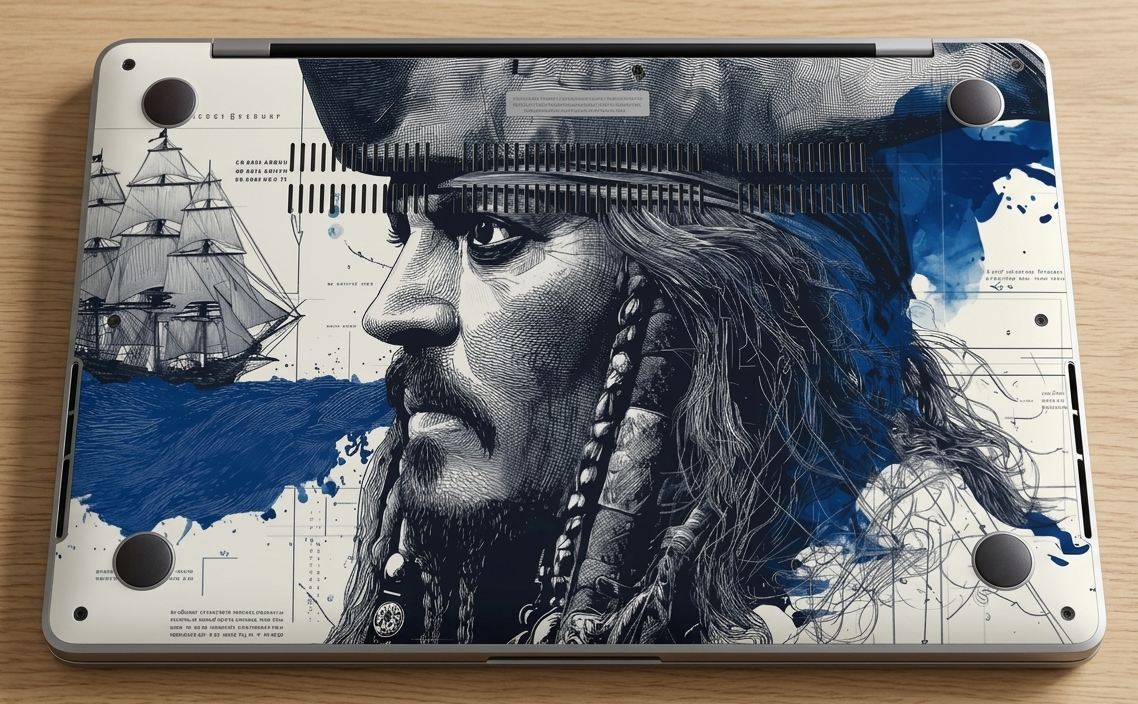 Captain Jack Sparrow - Laptop Skin