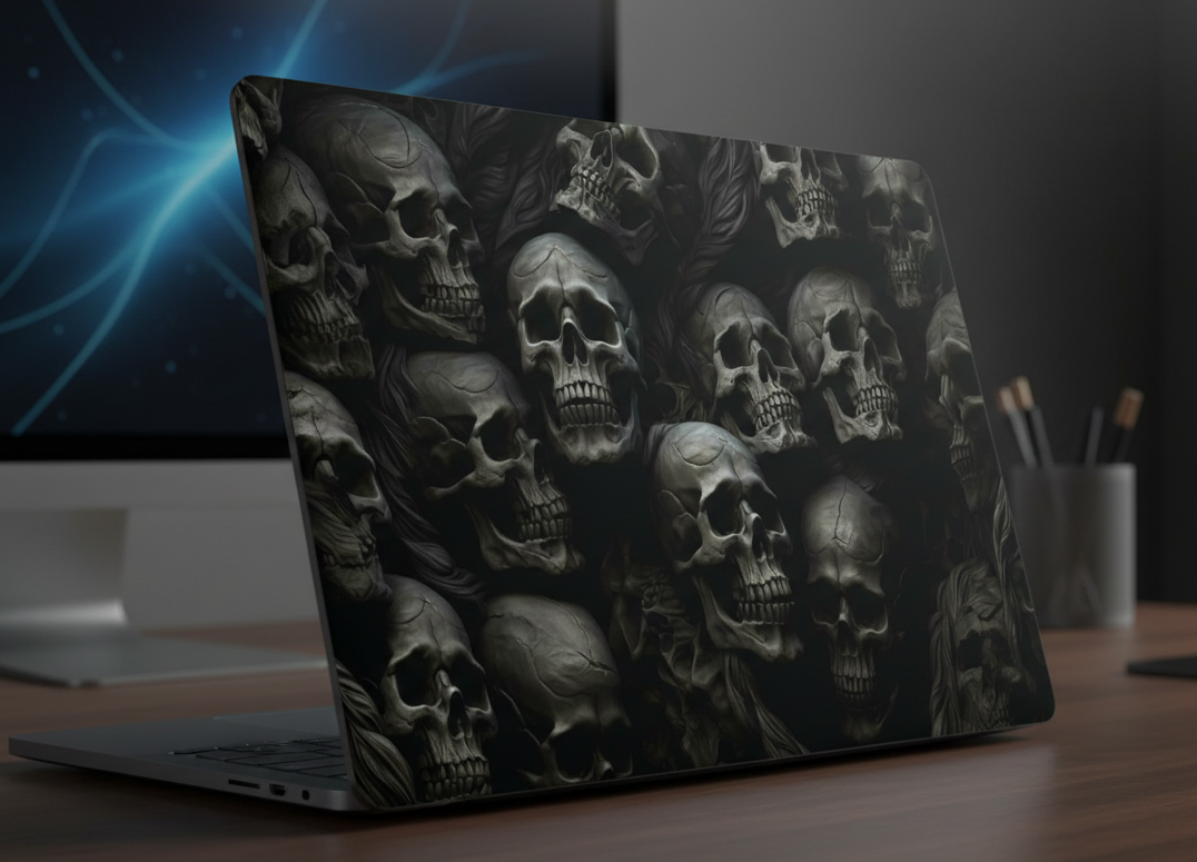 Pile of skulls - Laptop Skin