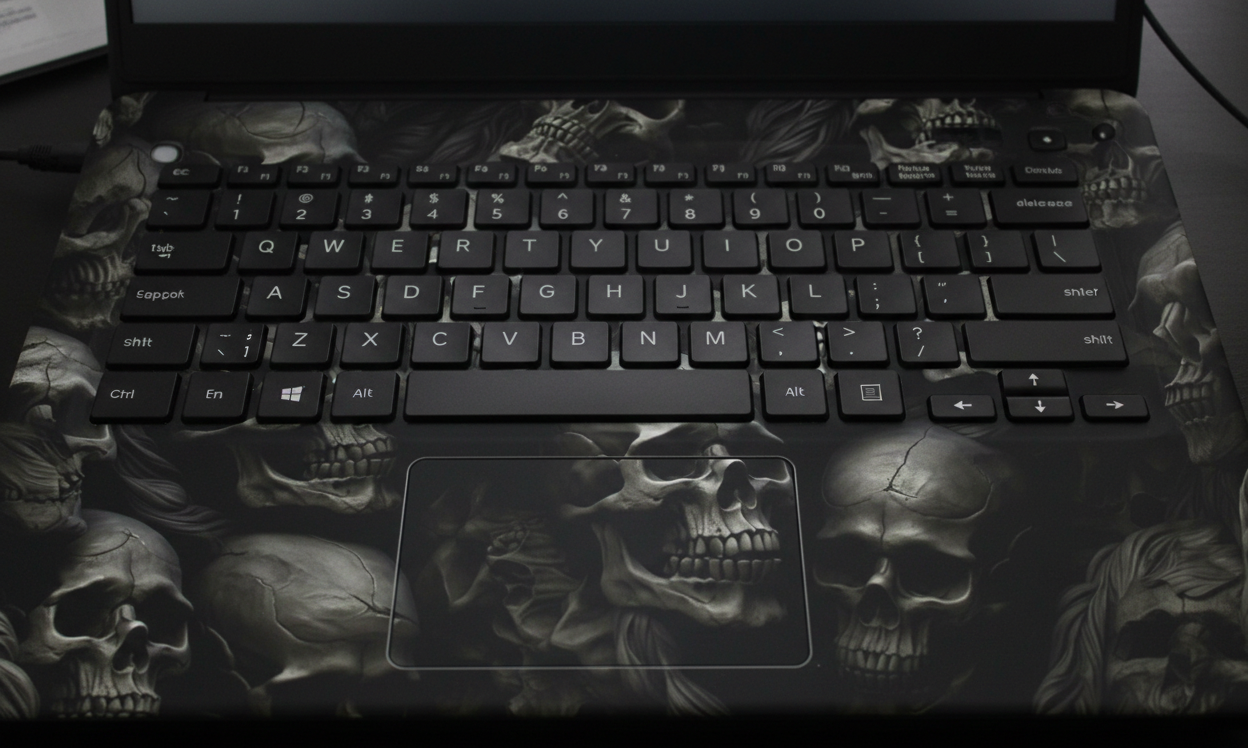 Pile of skulls - Laptop Skin