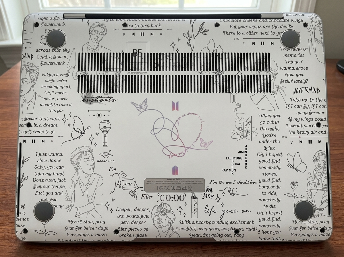 Doodle pattern - Laptop Skin