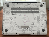 Doodle pattern - Laptop Skin