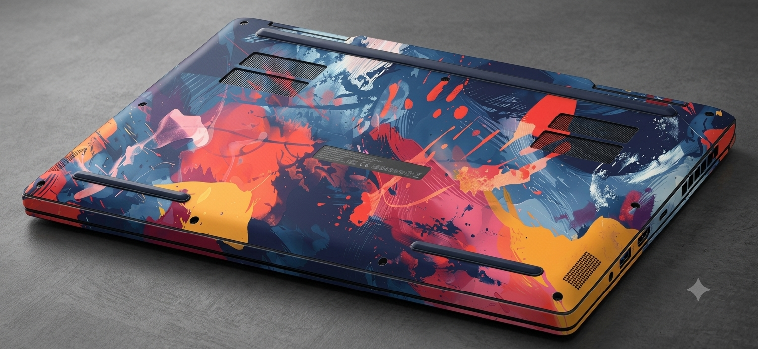 Colorful Abstract Art - Laptop Skin