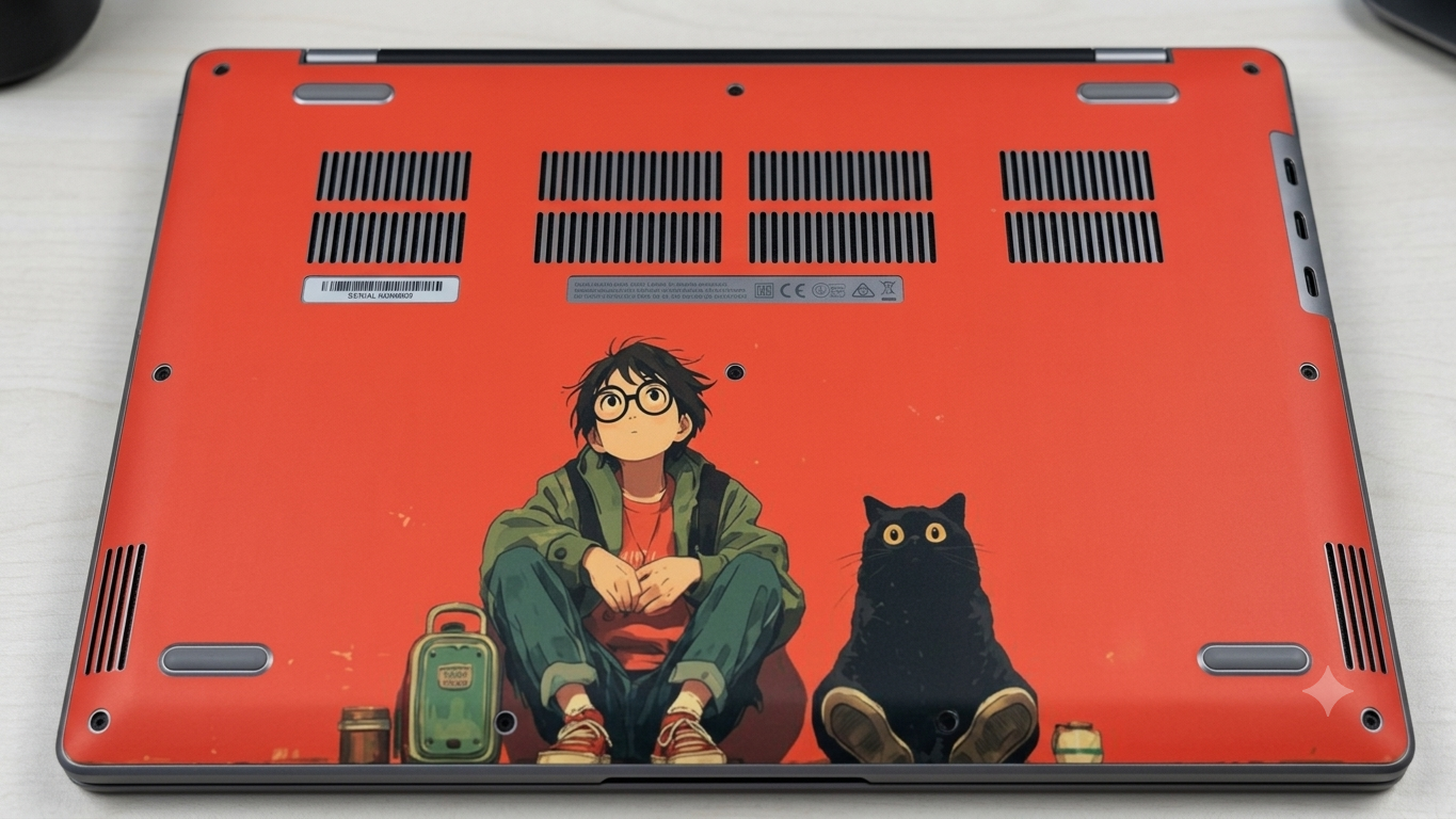 lofi-style vinyl- Laptop Skin