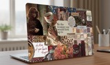 Vintage-aesthetic collage - Laptop Skin