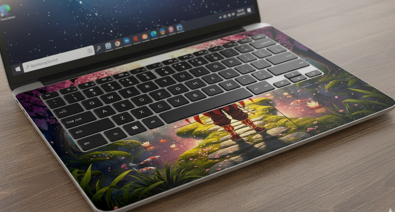 The Flame Hashira - Laptop Skin