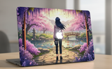 Hinata Hyūga in a Garden - Laptop Skin