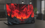 Dark fantasy landscape - Laptop Skin