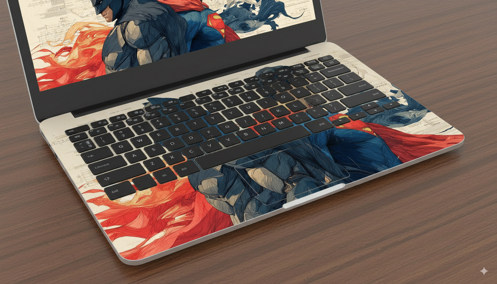 Batman and Superman - Laptop Skin