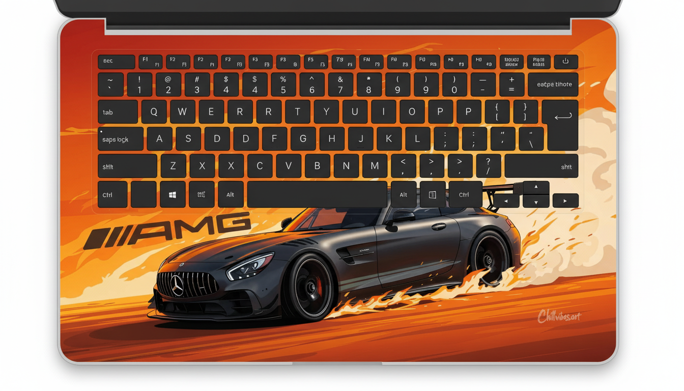 Mercedes Benz AMG GT - Laptop Skin