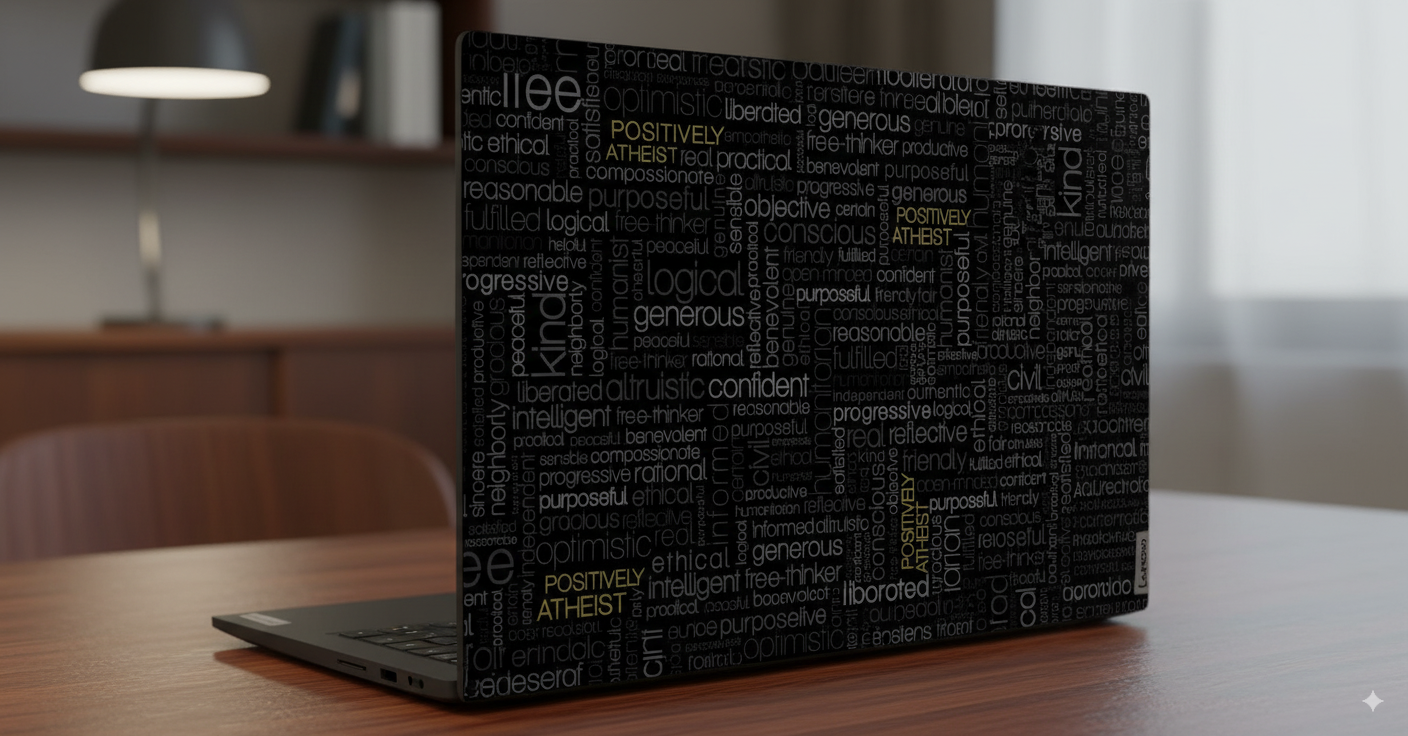 Typography- Laptop Skin