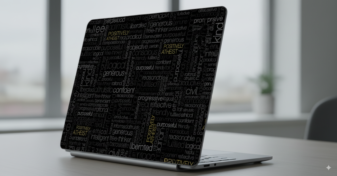 Typography- Laptop Skin