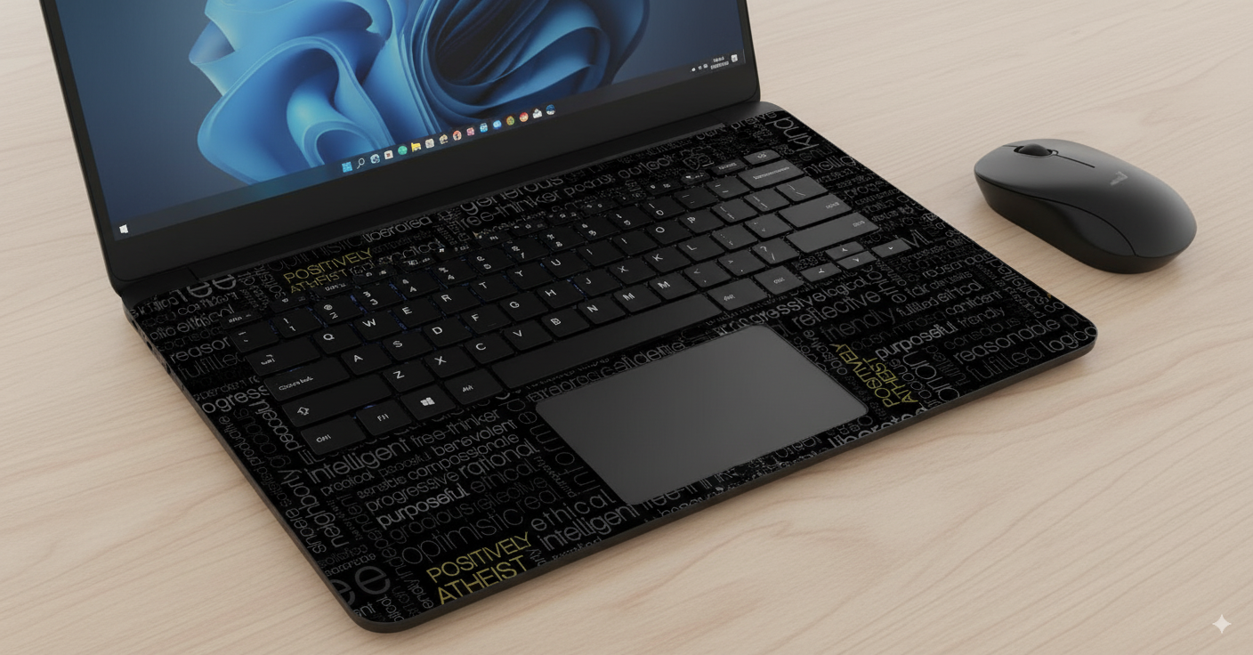 Typography- Laptop Skin