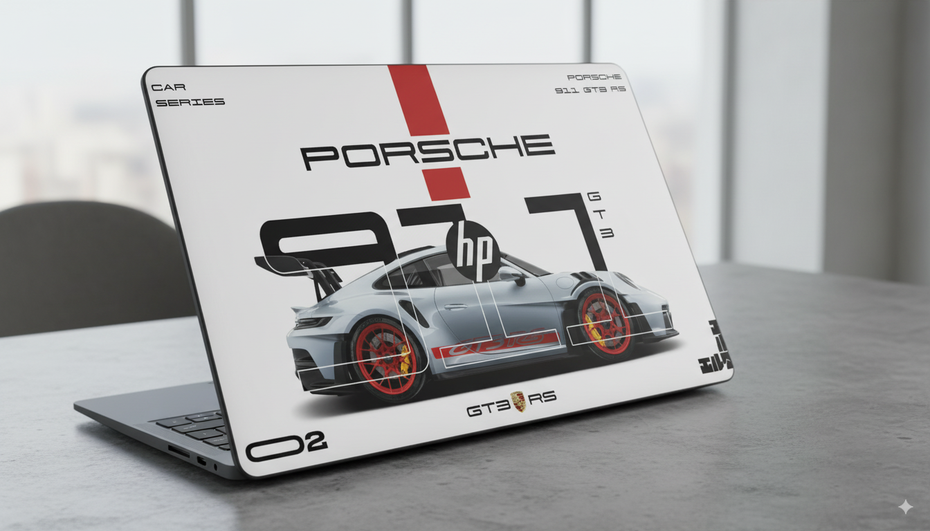 Porsche 911 GT3 RS- Laptop Skin