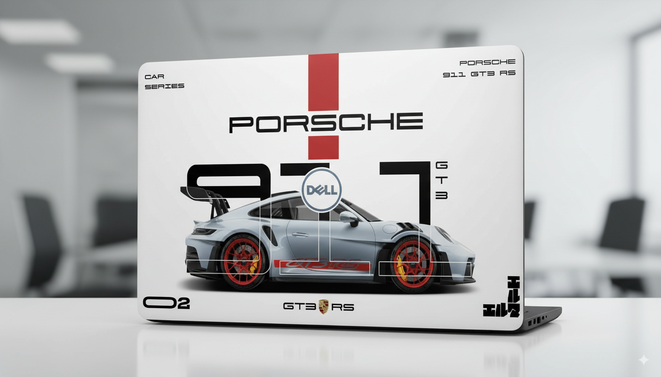 Porsche 911 GT3 RS- Laptop Skin