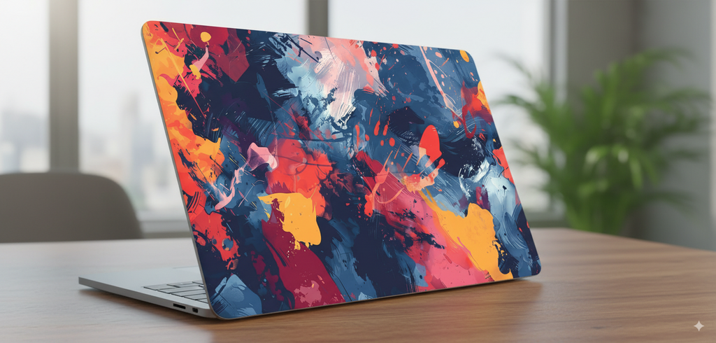 Colorful Abstract Art - Laptop Skin