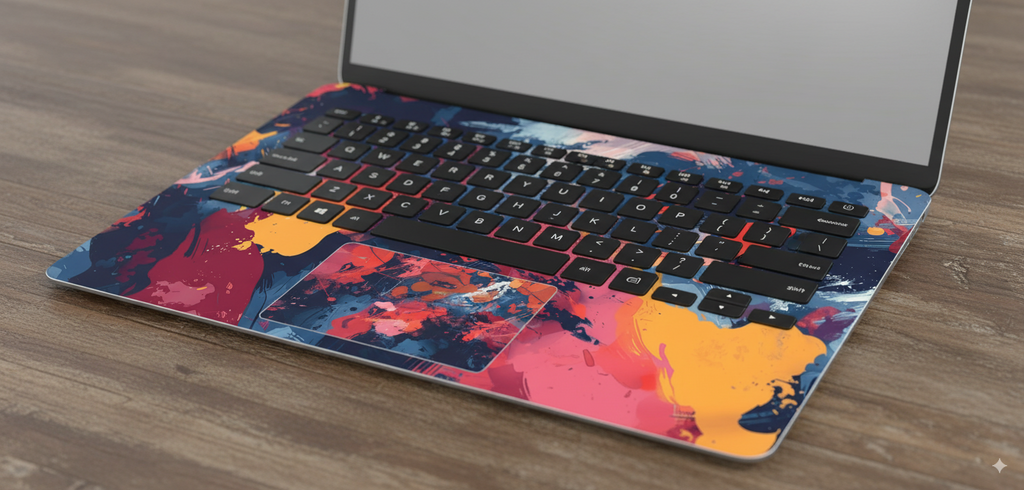 Colorful Abstract Art - Laptop Skin