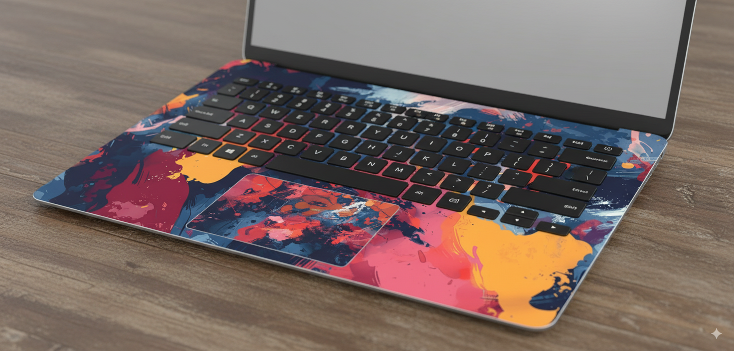 Colorful Abstract Art - Laptop Skin