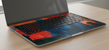 Colorful abstract paint - Laptop Skin
