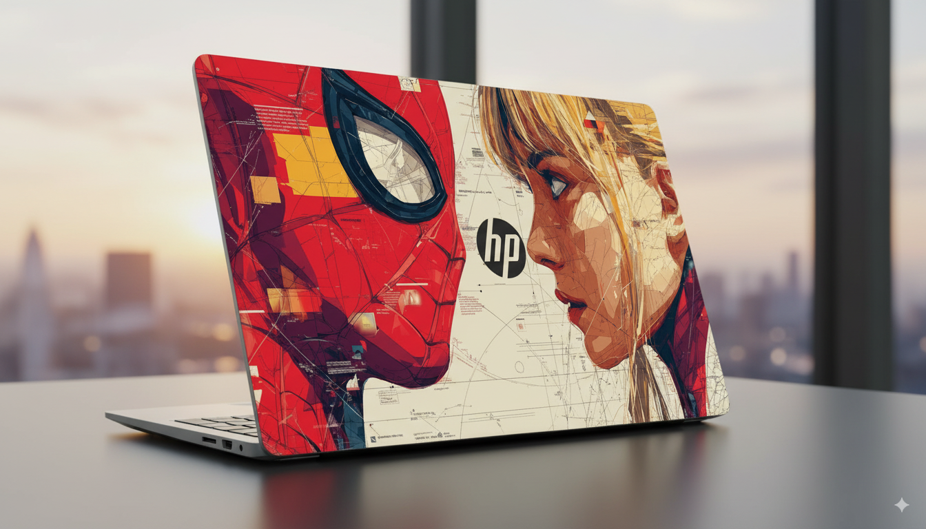 Spider-Man and Gwen - Laptop Skin