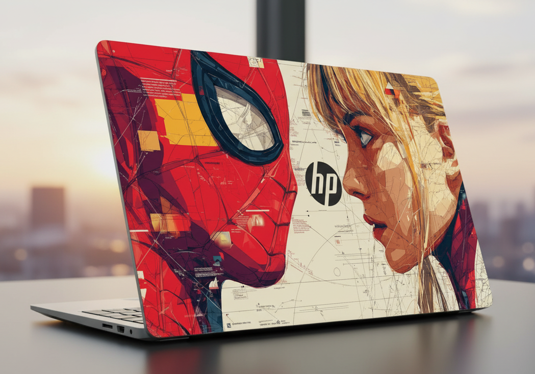 Spider-Man and Gwen - Laptop Skin