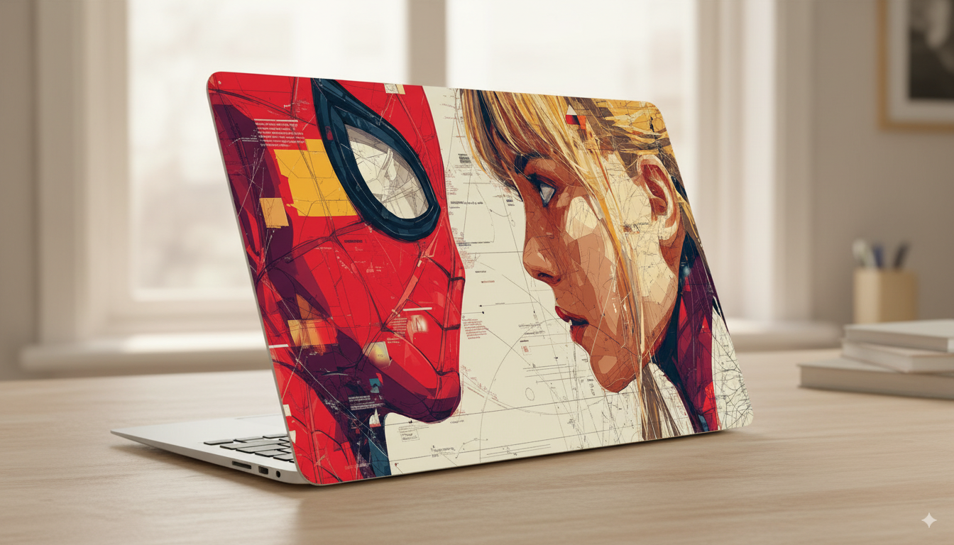 Spider-Man and Gwen - Laptop Skin