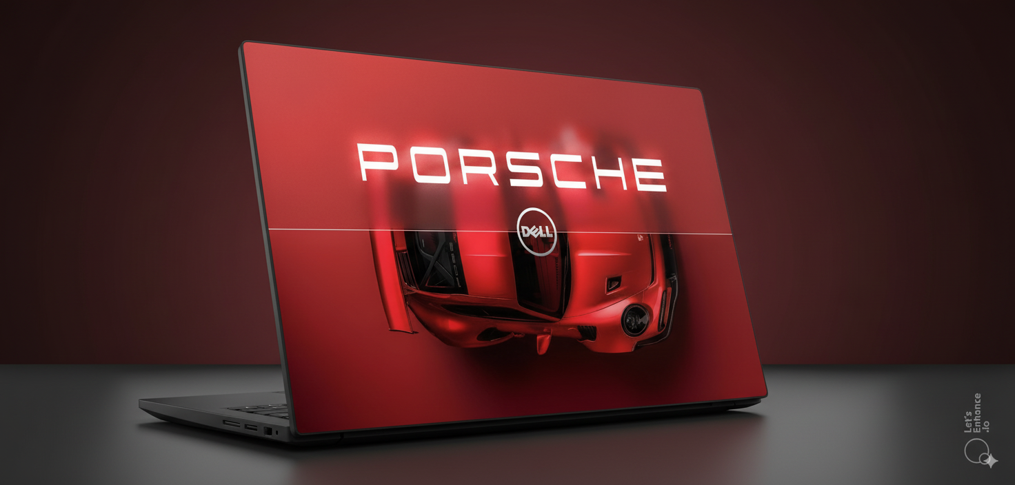 Red Porsche - Laptop Skin