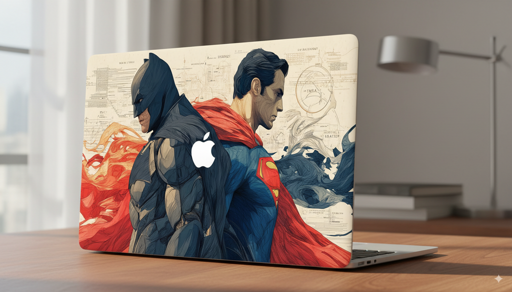 Batman and Superman - Laptop Skin