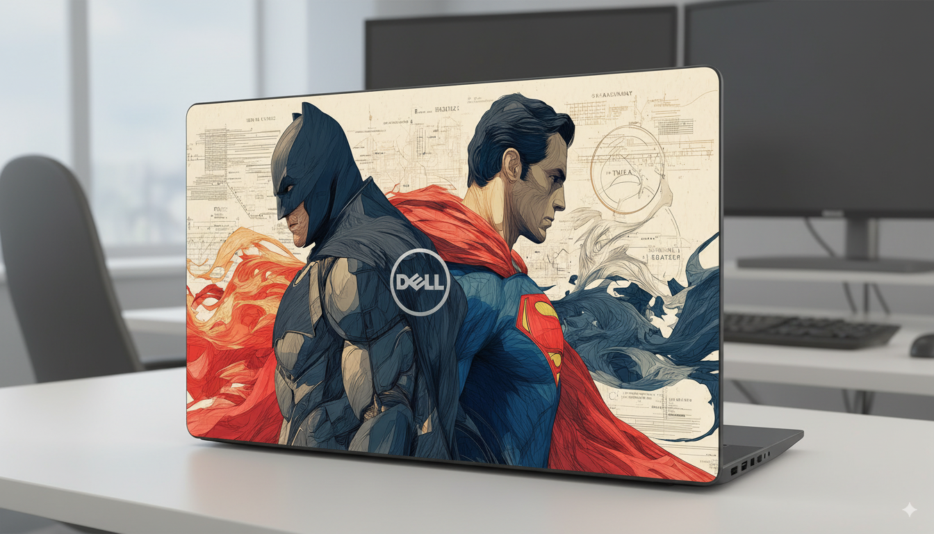 Batman and Superman - Laptop Skin