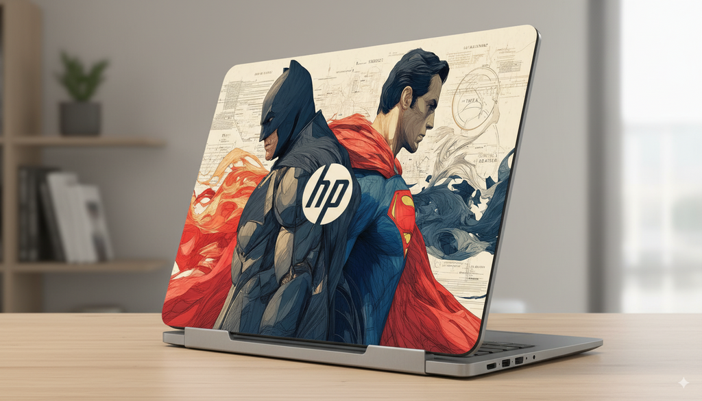 Batman and Superman - Laptop Skin