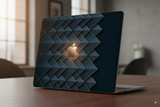 Dark Paper Layers with Gray Pattern- Laptop Skin
