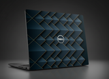 Dark Paper Layers with Gray Pattern- Laptop Skin