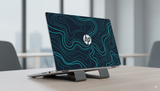 Abstract topographic line background- Laptop Skin
