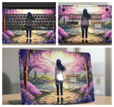 Hinata Hyūga in a Garden - Laptop Skin