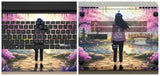 Hinata Hyūga in a Garden - Laptop Skin
