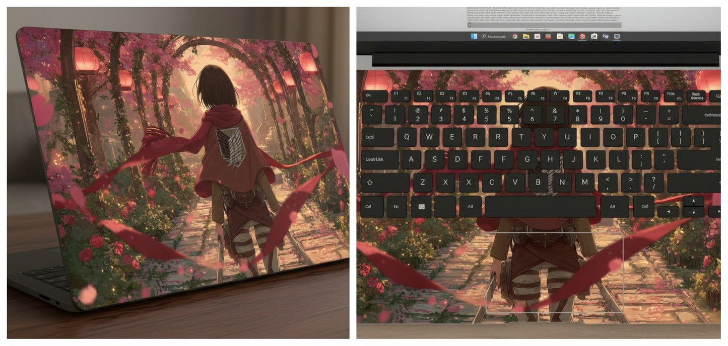 Mikasa Ackerman - Laptop Skin