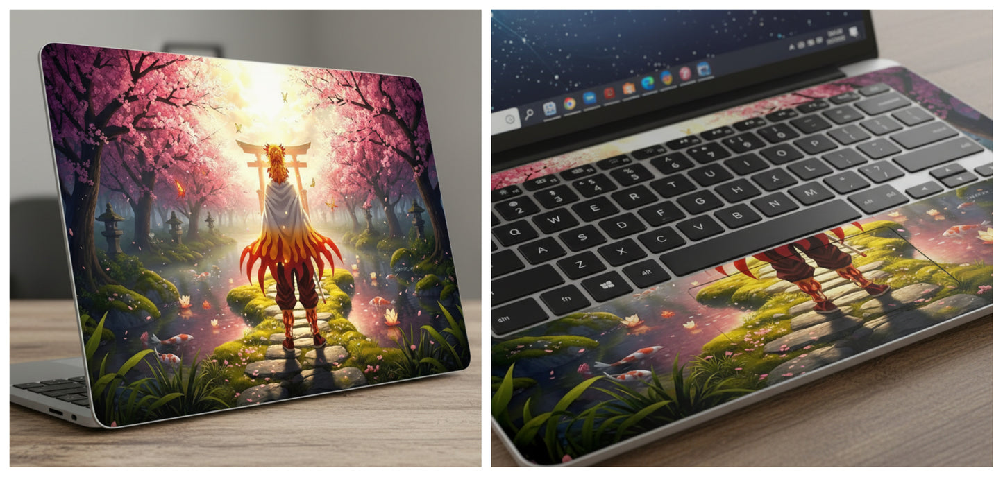 The Flame Hashira - Laptop Skin