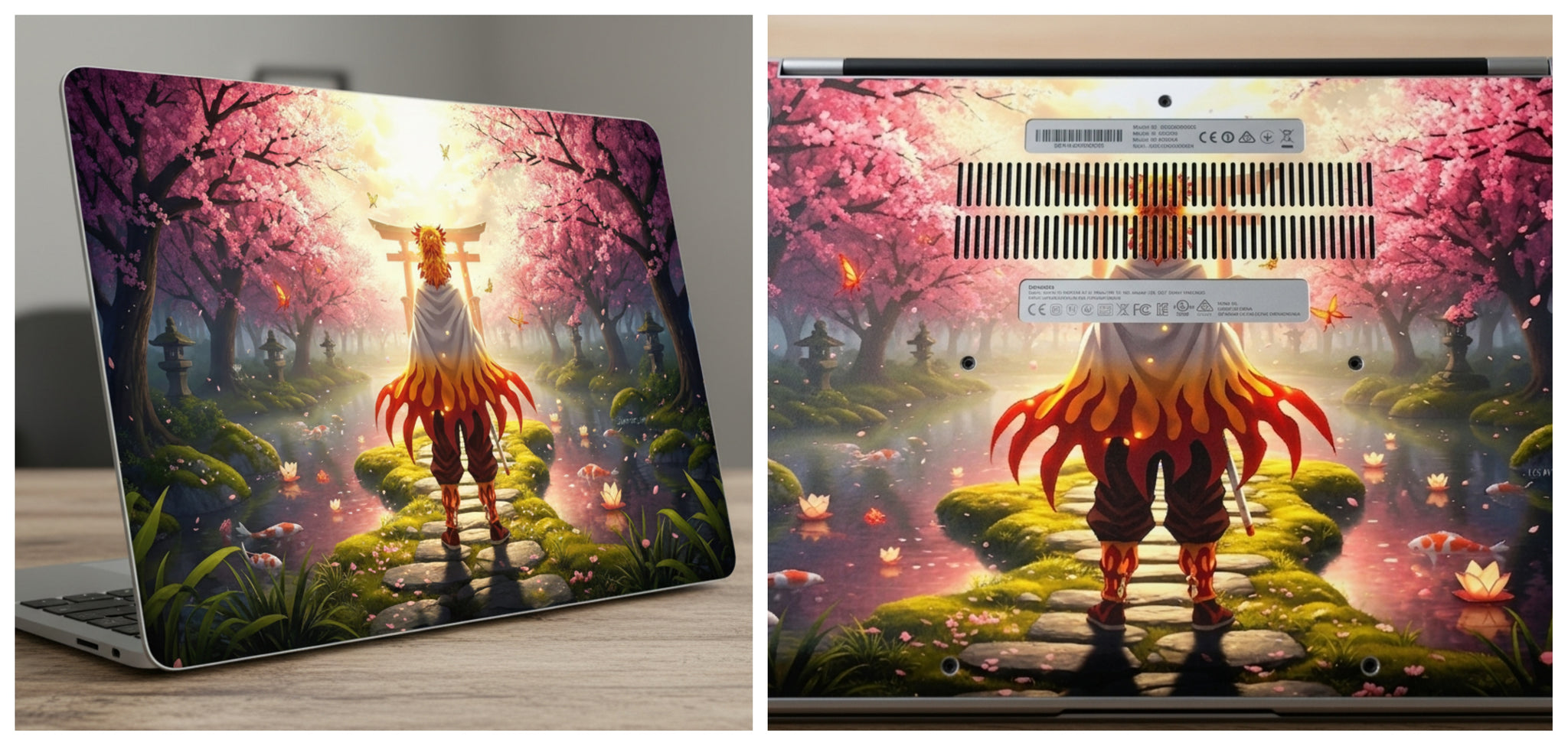 The Flame Hashira - Laptop Skin