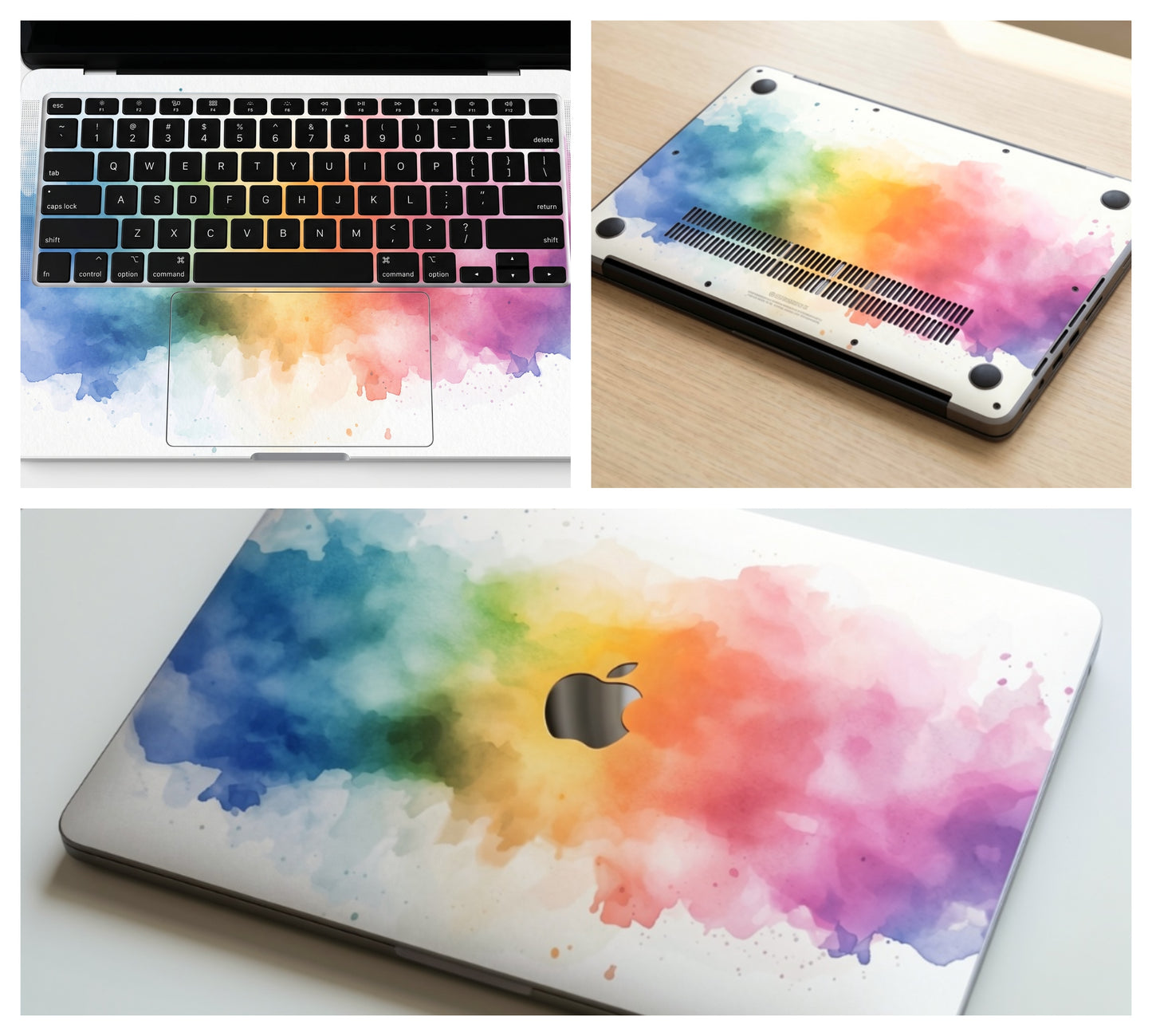 Vibrant rainbow spectrum - Laptop Skin